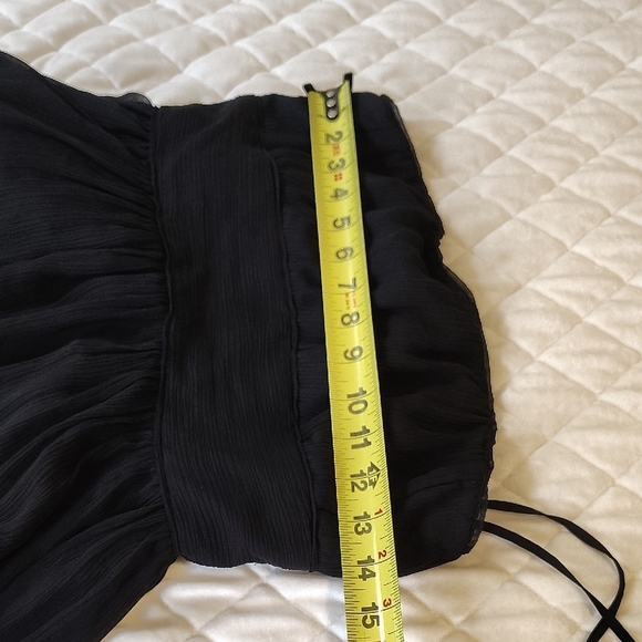 J. Crew Black Strapless Sundress Cocktail,Size 4 - Picture 4 of 8
